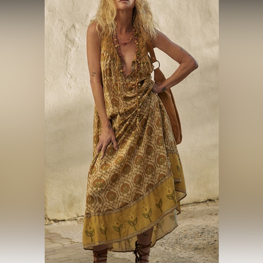 Spell Chateau Maxi Bohemian Floral Maxi Sundress